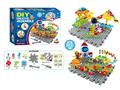 378PCS DIY螺丝颗粒积木太空立体拼图